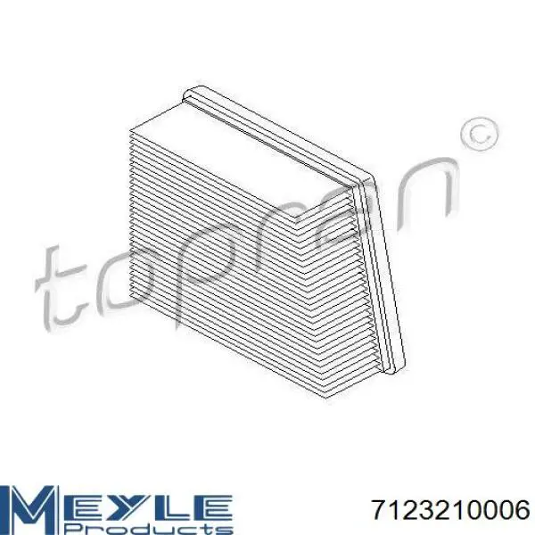 Filtro de aire WA10261 WIX