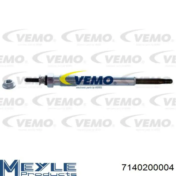 Bujía de incandescencia Peugeot 206 2A/C