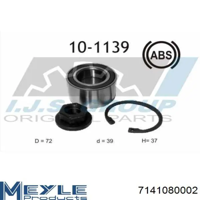 Cojinete de rueda delantero QUINTON HAZELL QWB1127 precio, desde 36,60 EUR
