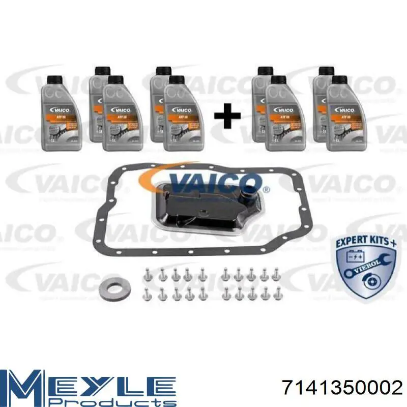 Kit de servicio para cambio de aceite de transmisión automática Meyle 7141350002