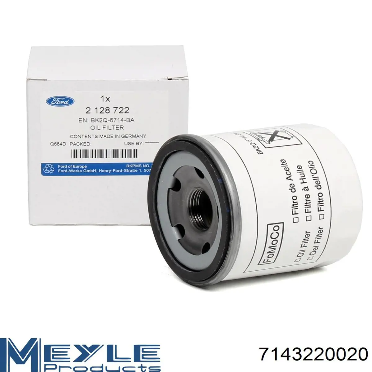 HG9Q6714AA Ford Filtro aceite