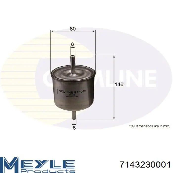 Filtro combustible Ford Ka RBT