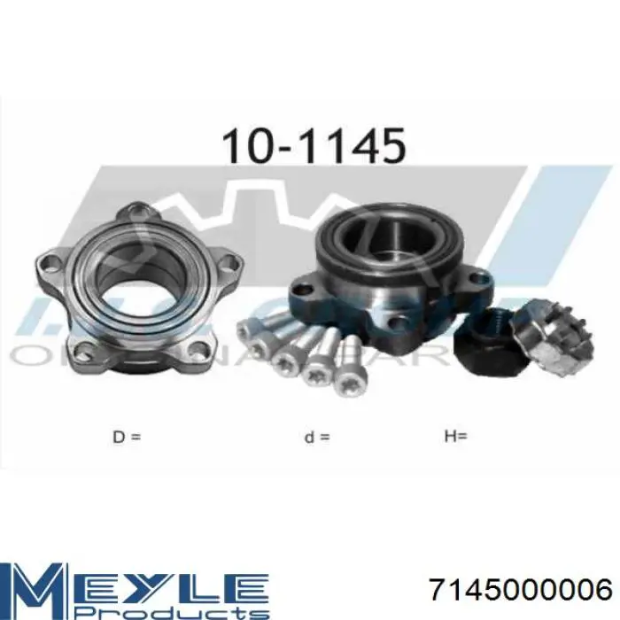 Cojinete de rueda delantero BTF1125B SKF