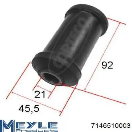 7146510003 Meyle silentblock de suspensión delantero inferior