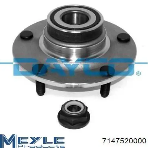 Cubo de rueda trasero 1377910 Ford