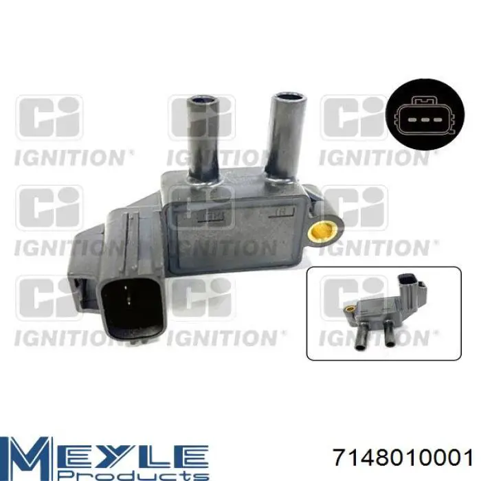 Sensor de presión de gases de escape Volvo 30750460 precio, desde 46,46 EUR