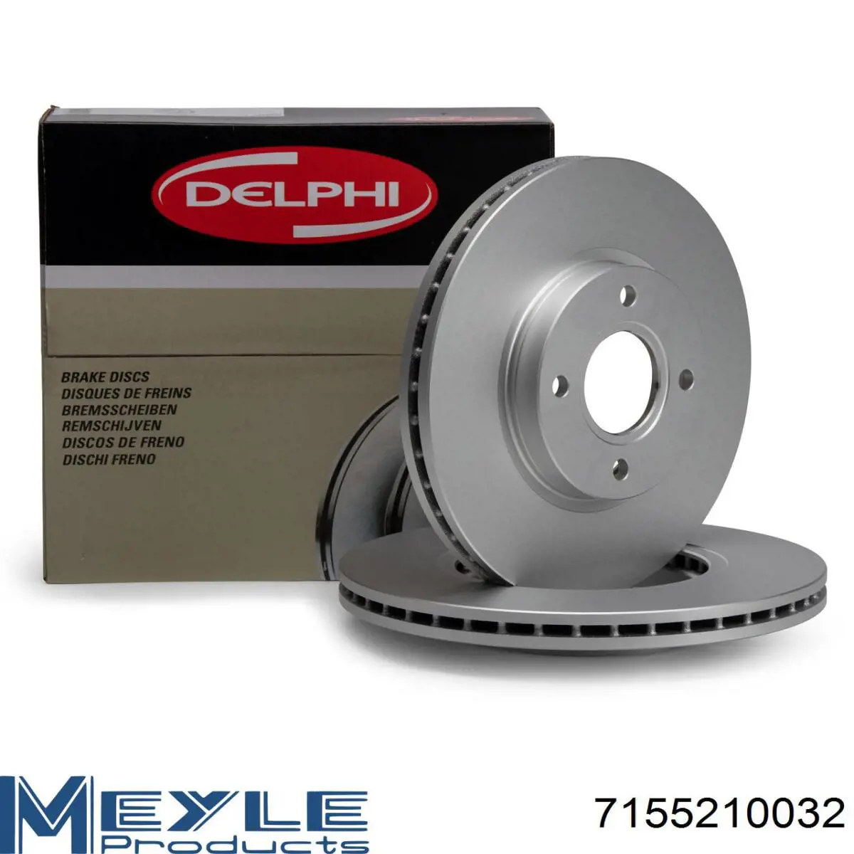 Disco de freno delantero Ford 1751584