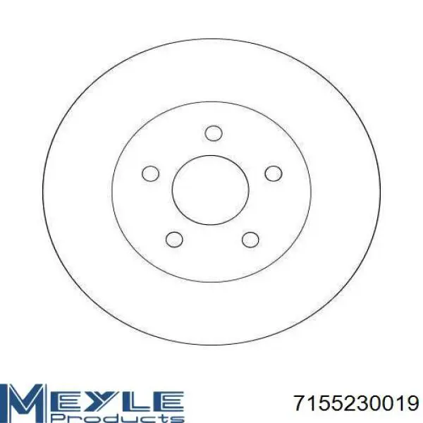 Disco de freno trasero Jaguar X-type CF1