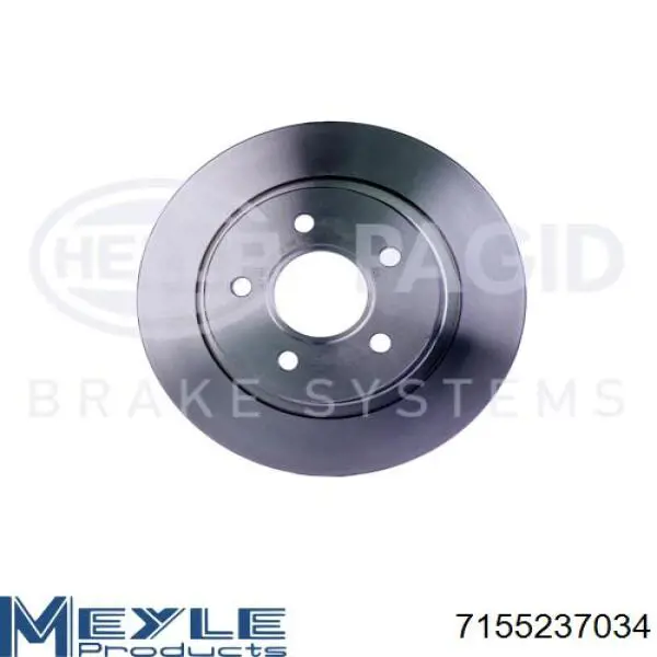 Disco de freno trasero 1362868 Ford