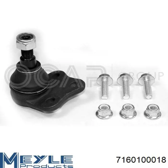 Rótula inferior de suspensión Meyle 7160100018 precio, desde 22,78 EUR