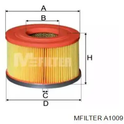 A 1009 Mfilter filtro de aire