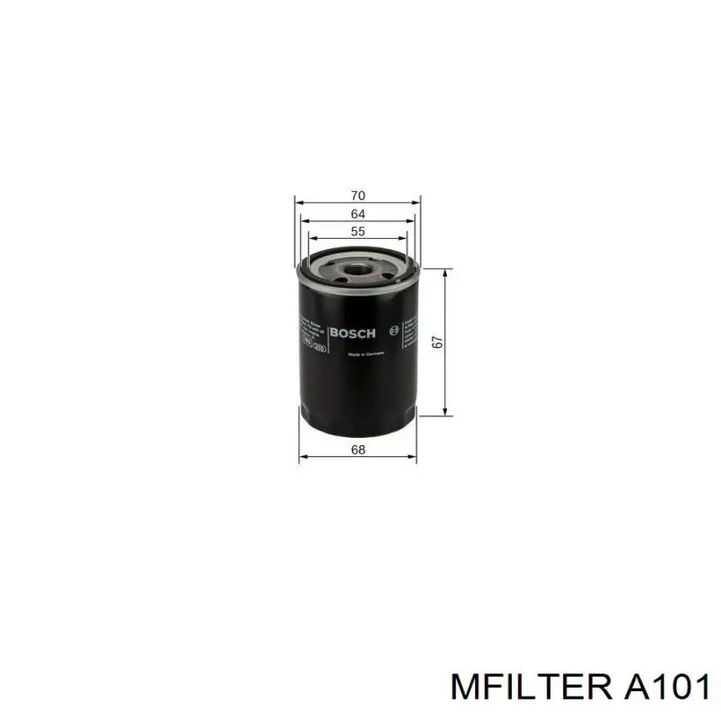 Filtro de aire A101 Mfilter