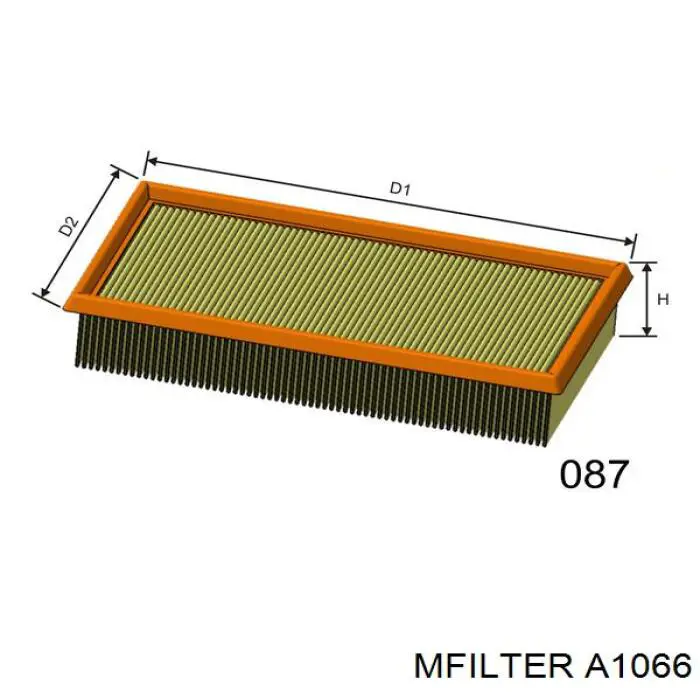 A 1066 Mfilter filtro de aire