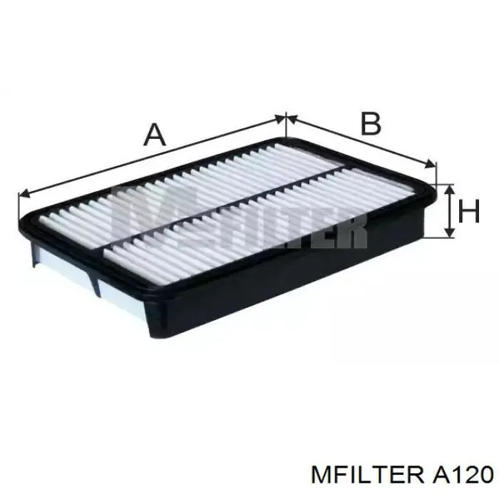 A120 Mfilter filtro de aire