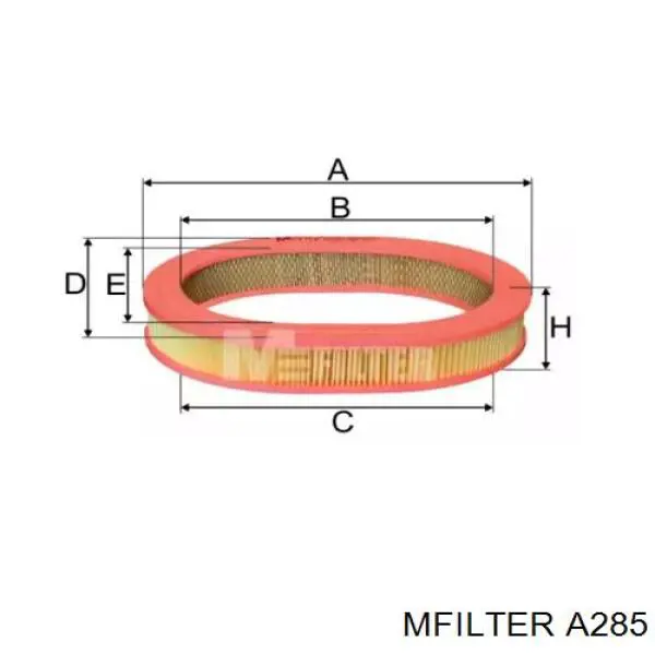 Filtro de aire Mazda 323 3 BF