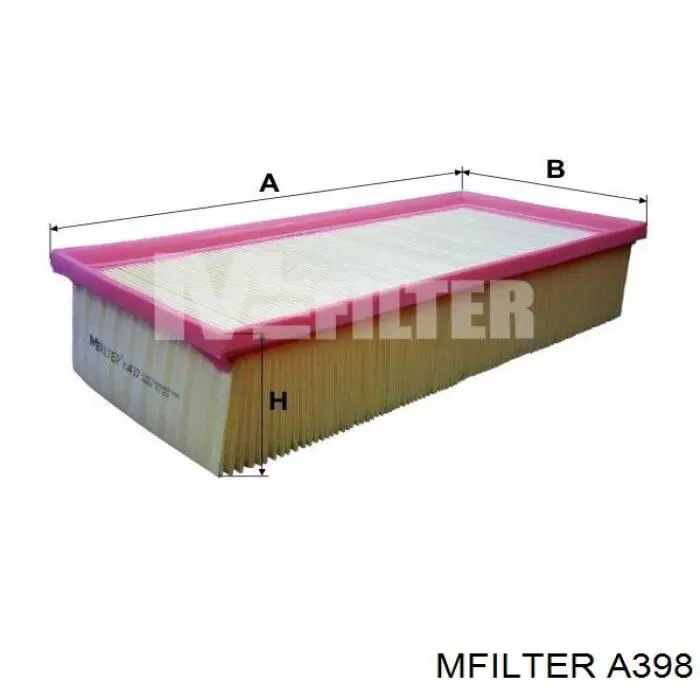 A398 Mfilter filtro de aire