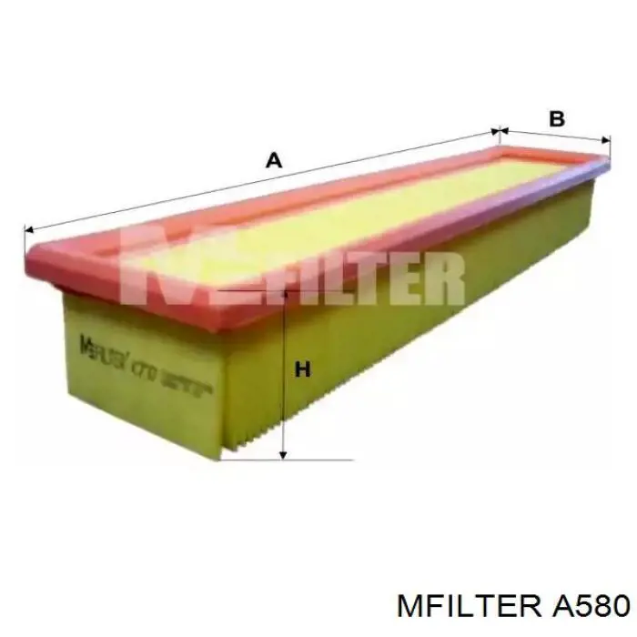 Comprar A580 Mfilter Filtro de aire