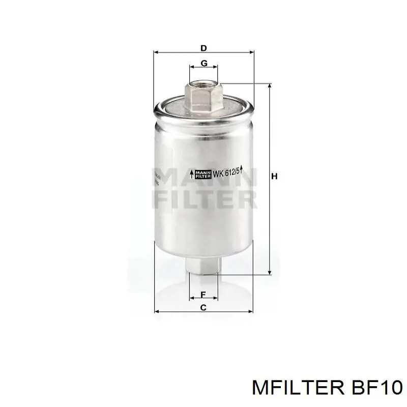 BF10 Mfilter filtro de combustible