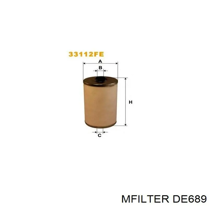 DE 689 Mfilter filtro combustible