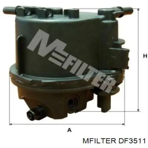 DF 3511 Mfilter filtro combustible