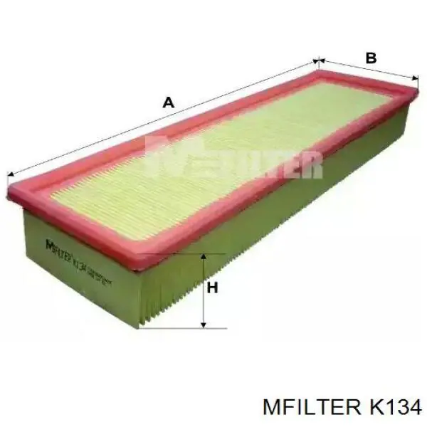 El filtro de aire Mfilter K134 precio, desde 7,57 EUR