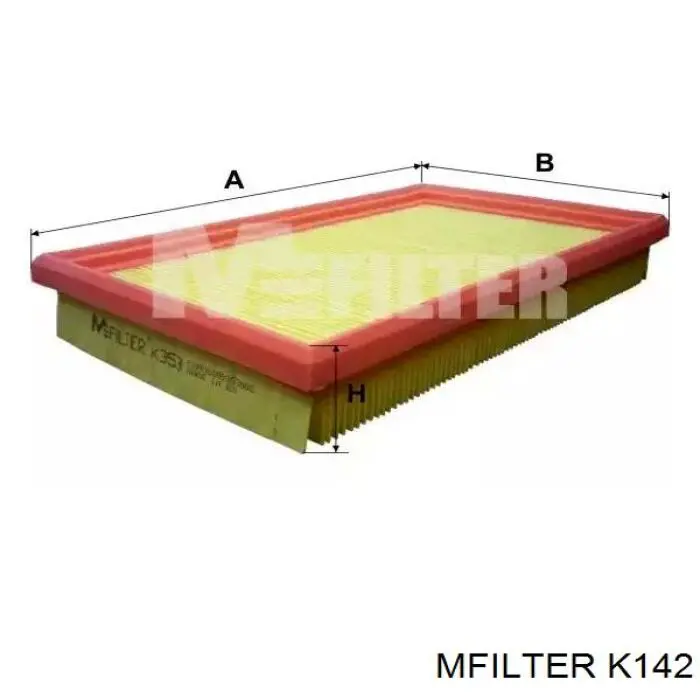 K142 Mfilter filtro de aire