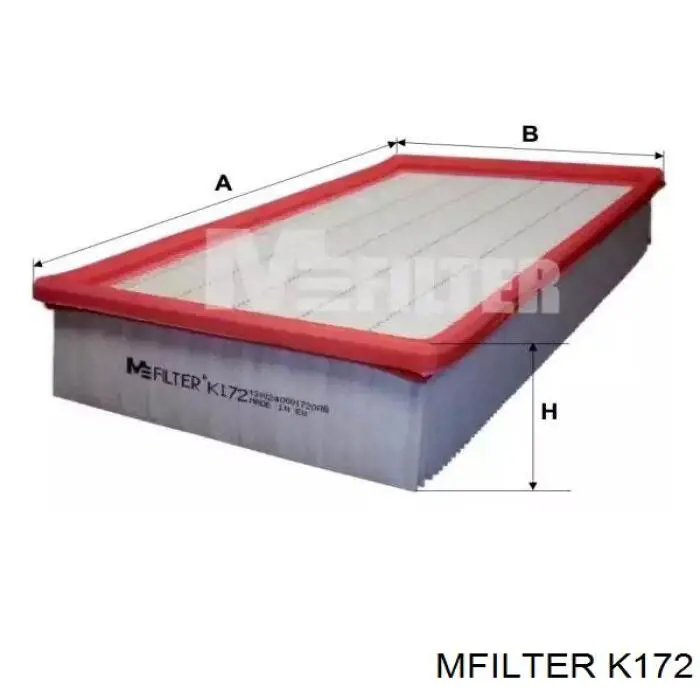 El filtro de aire Mfilter K172 precio, desde 8,78 EUR