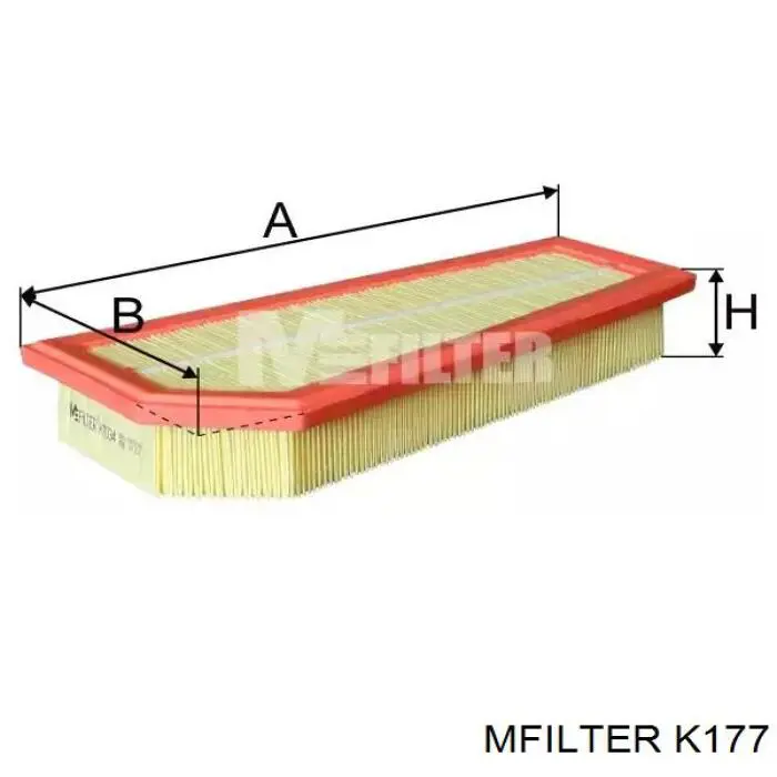 K177 Mfilter filtro de aire