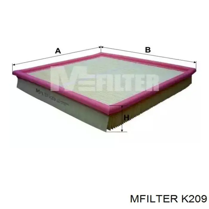 El filtro de aire Mfilter K209 precio, desde 9,98 EUR