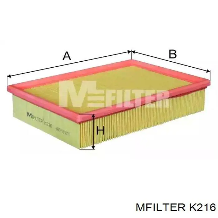El filtro de aire Mfilter K216 precio, desde 5,91 EUR