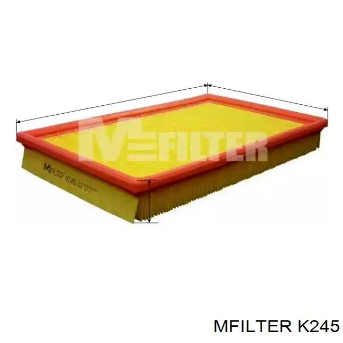 El filtro de aire Mfilter K245 precio, desde 6,03 EUR