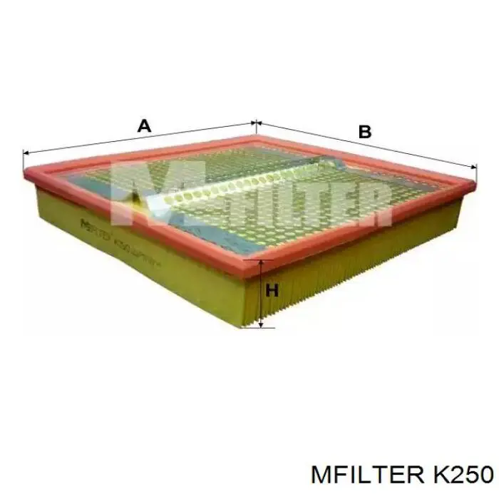 El filtro de aire Mfilter K250 precio, desde 13,63 EUR