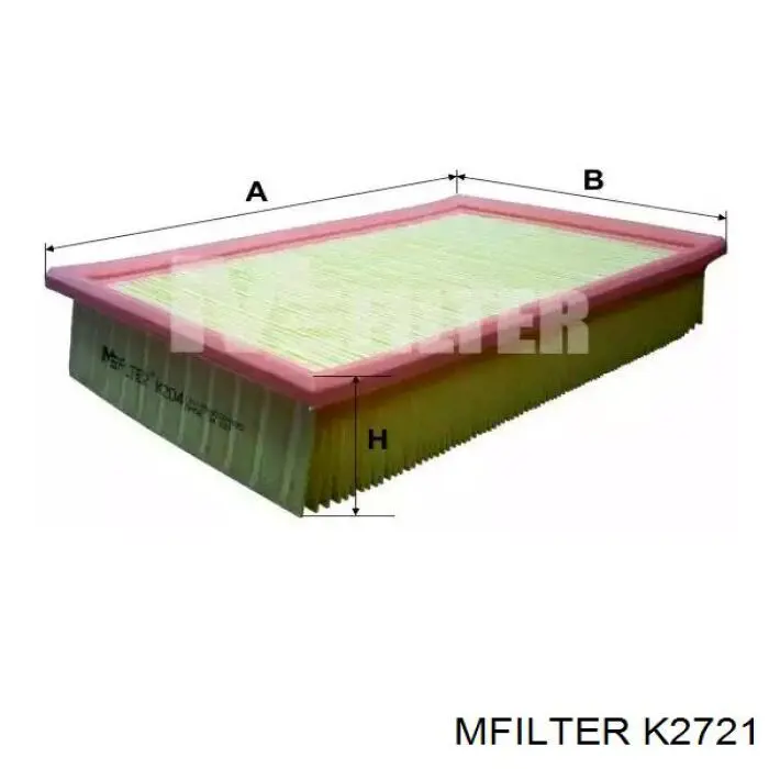 K2721 Mfilter filtro de aire