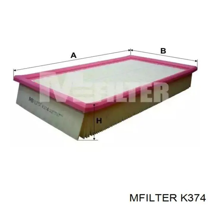 El filtro de aire Mfilter K374 precio, desde 8,50 EUR