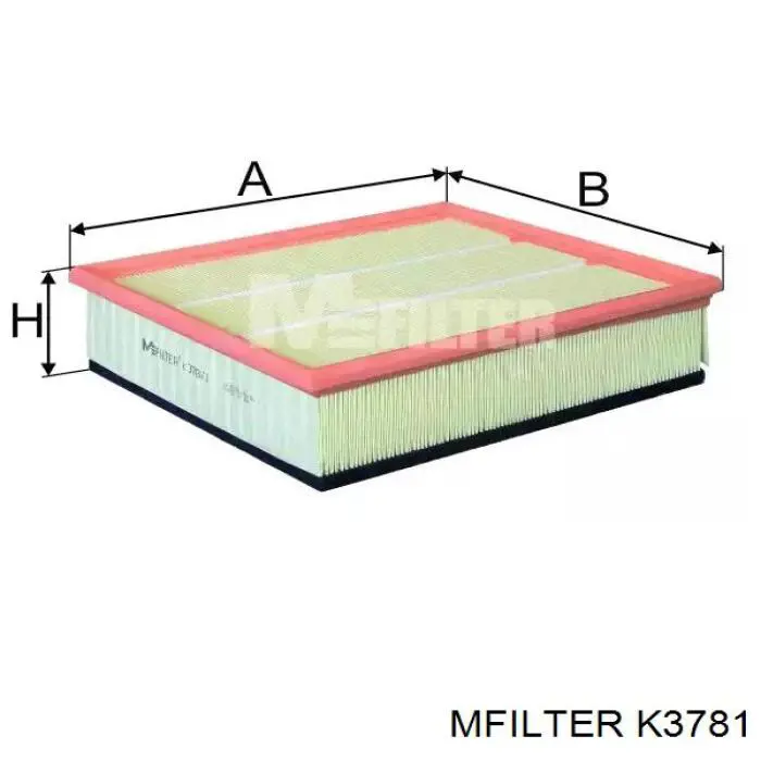 K3781 Mfilter filtro de aire