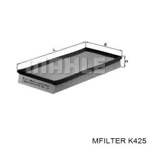 Filtro de aire K425 Mfilter
