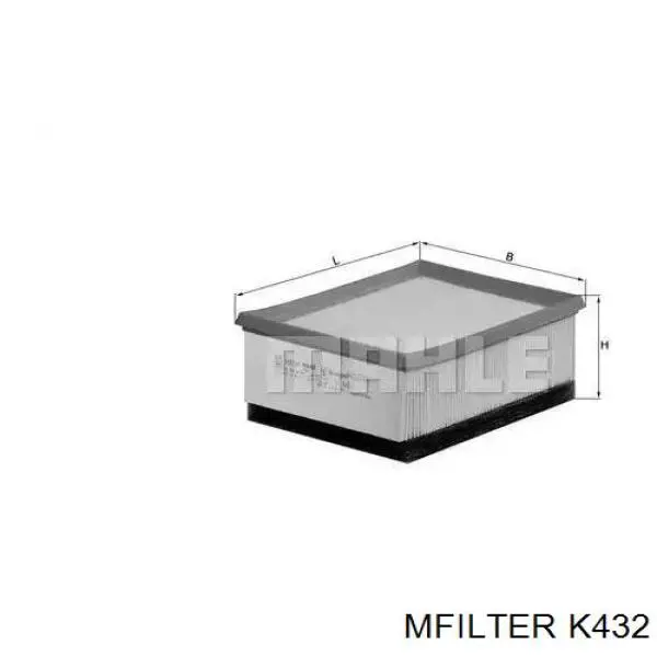 Filtro aire Mahle Original LX645