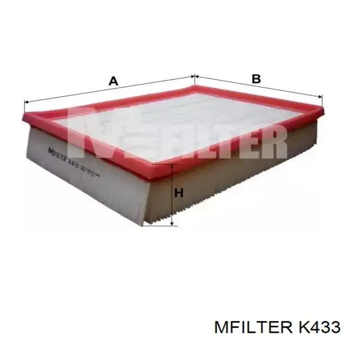 El filtro de aire Mfilter K433 precio, desde 8,61 EUR