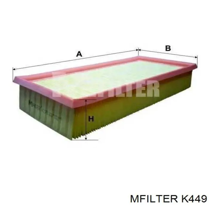 K449 Mfilter filtro de aire