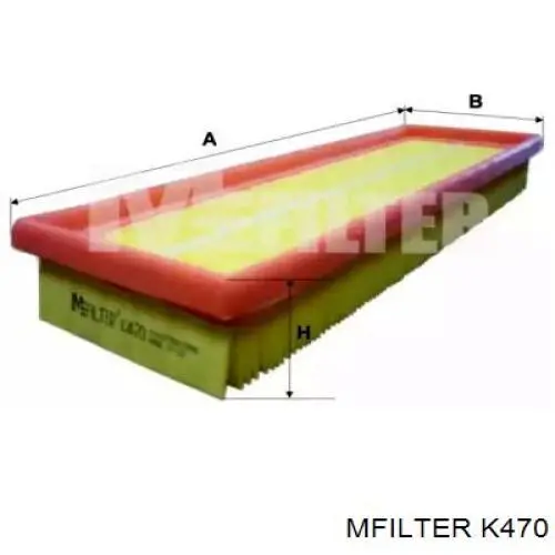 Filtro de aire K470 Mfilter