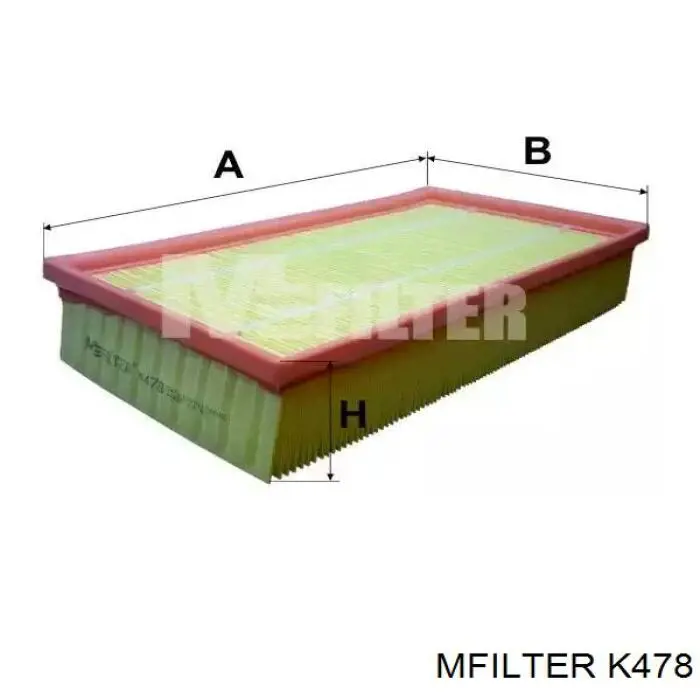 El filtro de aire Mfilter K478 precio, desde 9,47 EUR