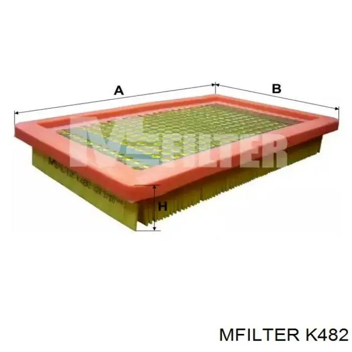 El filtro de aire Mfilter K482 precio, desde 7,21 EUR