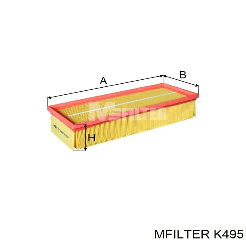 K495 Mfilter filtro de aire
