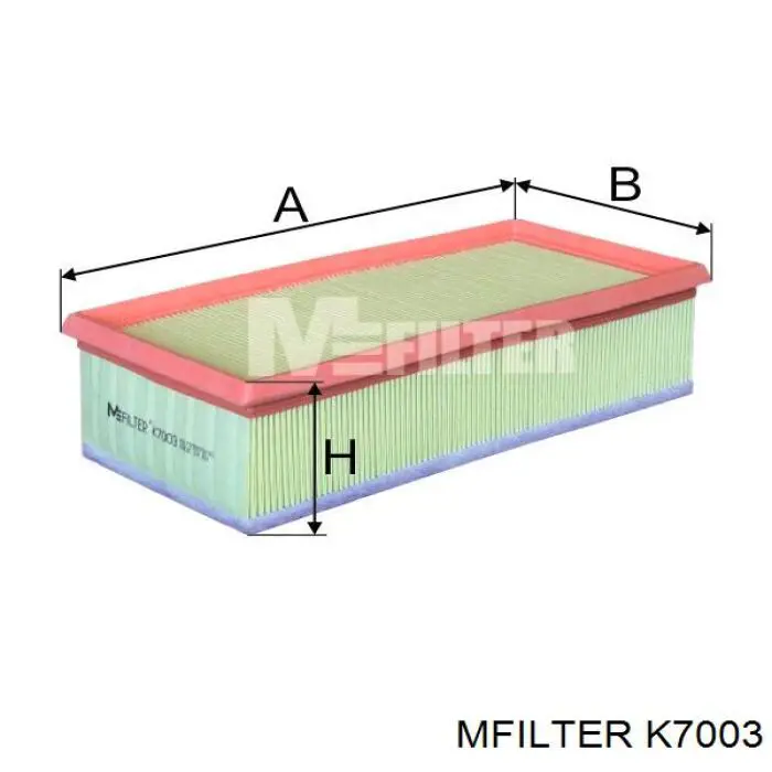 K7003 Mfilter filtro de aire