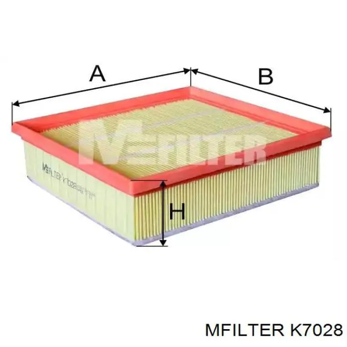 El filtro de aire Mfilter K7028 precio, desde 9,99 EUR