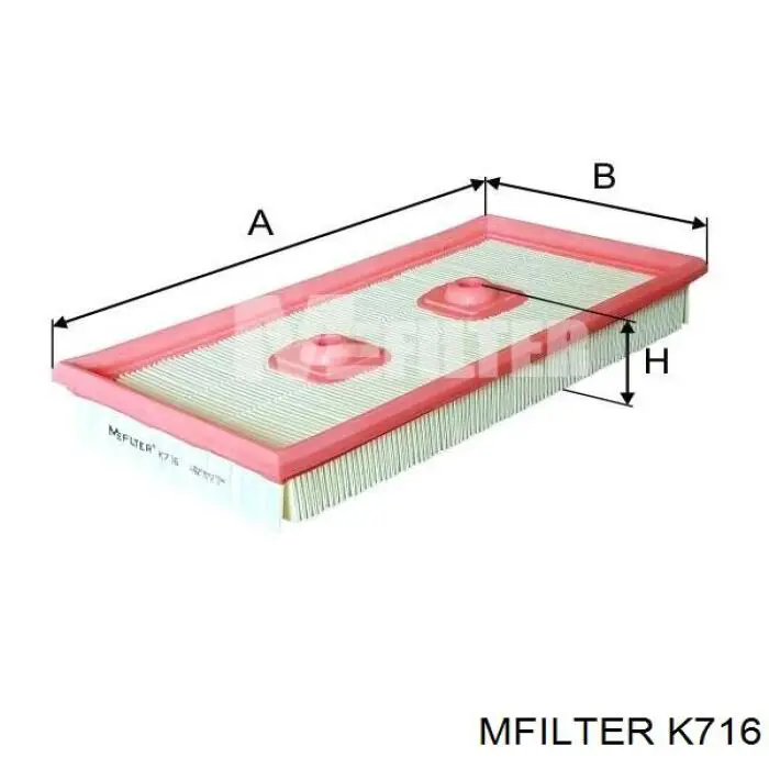 K716 Mfilter filtro de aire
