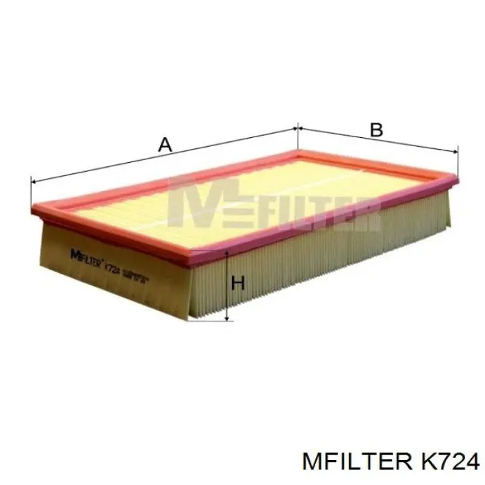 K724 Mfilter filtro de aire