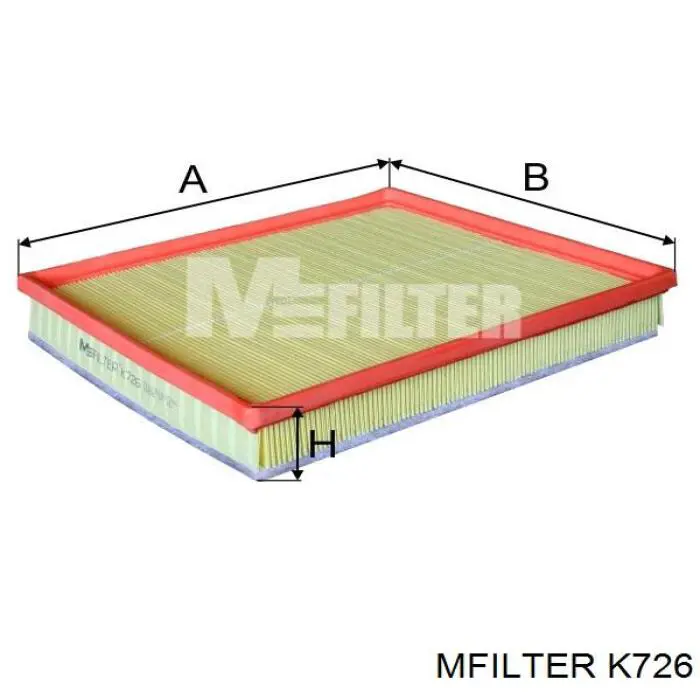 K726 Mfilter filtro de aire