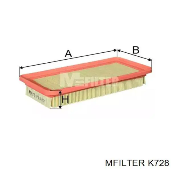 El filtro de aire Mfilter K728 precio, desde 6,06 EUR
