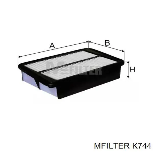 K744 Mfilter filtro de aire